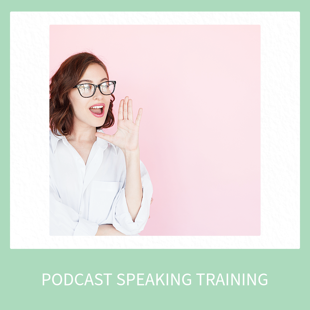 Podcast speaking training